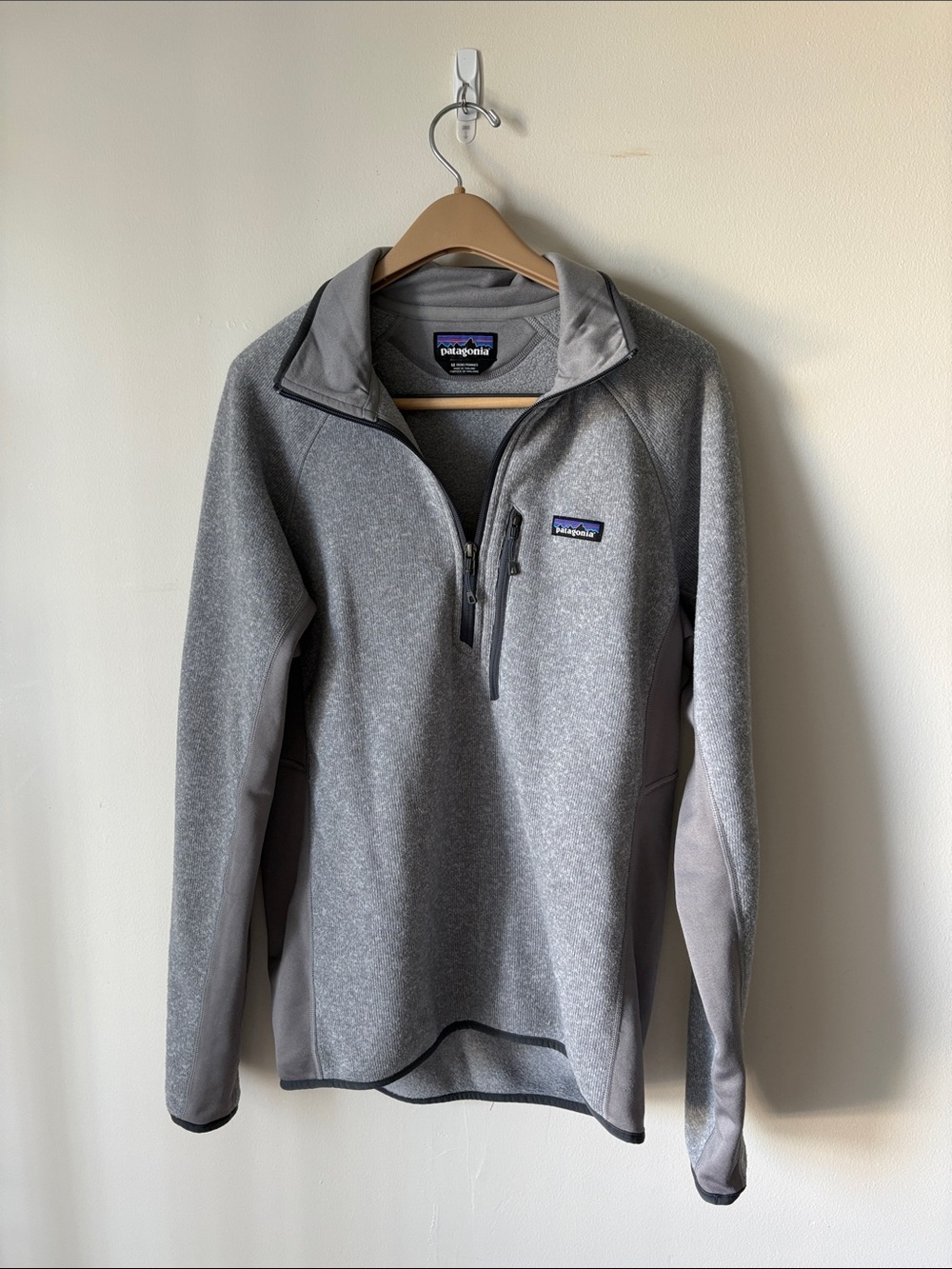 Patagonia Men's Performance Better Sweater 1/4 Zip Grey